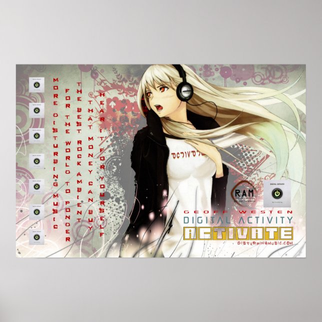 Geoff Westen's Anime Poster (Frente)