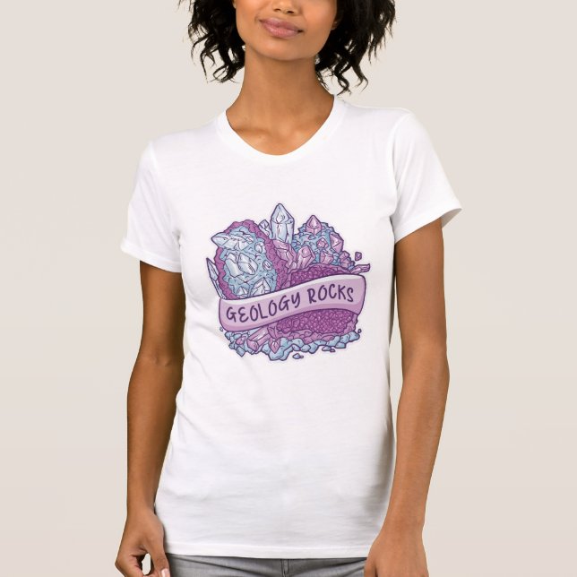 Geologia rocha convite T-Shirt (Frente)