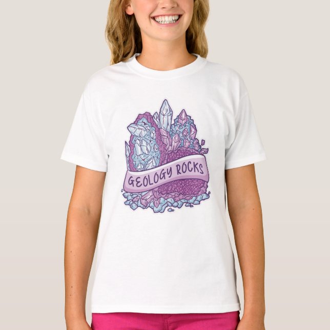 Geologia rocha convite T-Shirt (Frente)