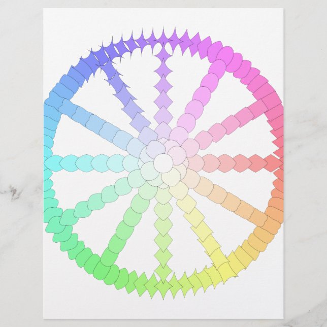 geometria das rodas de evolução de polígonos (Frente)
