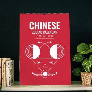 Geometria Zodiac: Arte do Calendário de Animais Lu