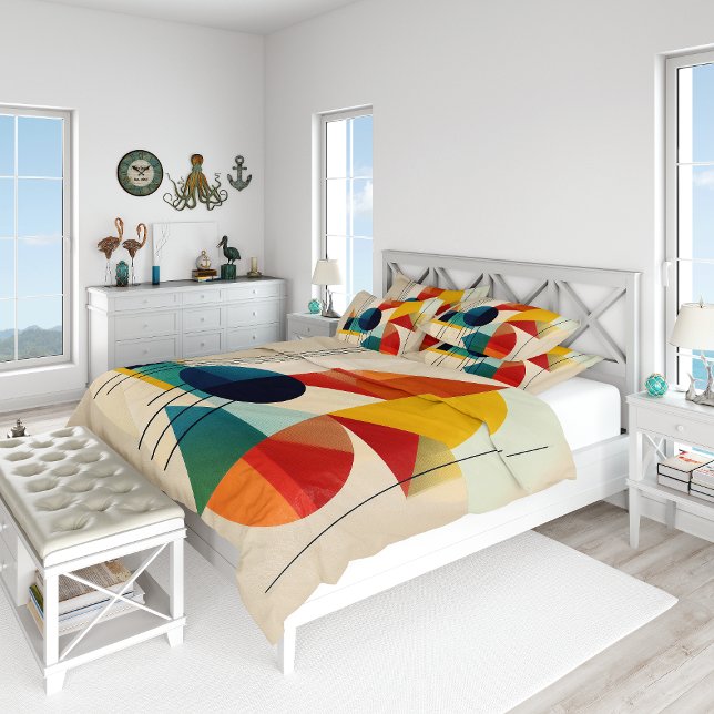 Geometric Abstract Art in Bauhaus Style (Criador carregado)