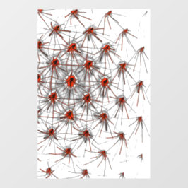 Geometric Node Web – Premium Wall Decal