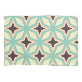 Geometric pattern with alternating dark star shape