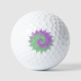 Geometric Purple and Green