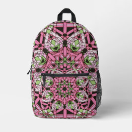 Geométrico Neon Strawberry Mandala