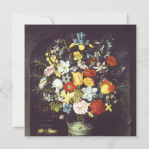 Georg Flegel Grande pedaço de flores (em nicho)