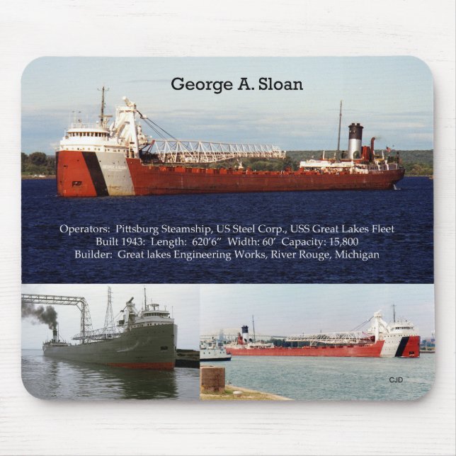 George A. Sloan mousepad (Frente)