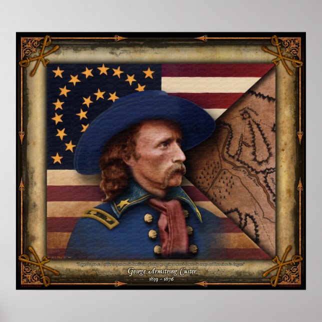 George Armstrong Custer Poster (Frente)