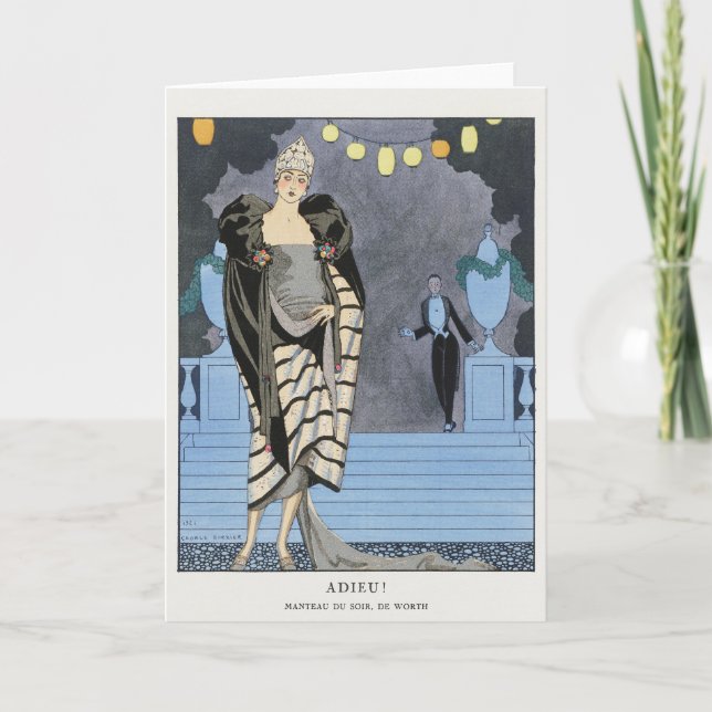 George Barbier, Cartões de agradecimentos do Art D (Frente)