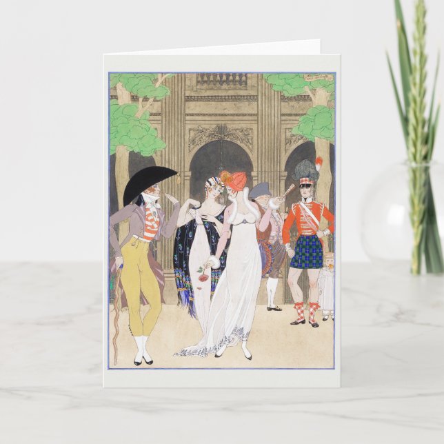 George Barbier, Cartões de agradecimentos do Art D (Frente)