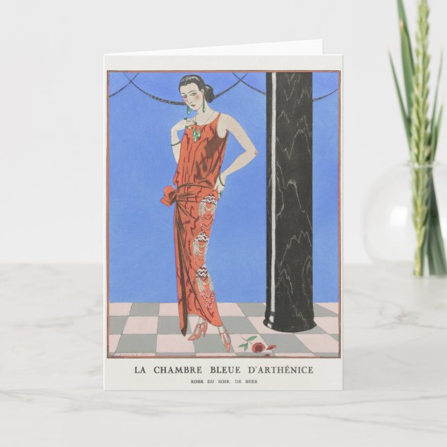 George Barbier, Cartões de agradecimentos do Art D (Frente)