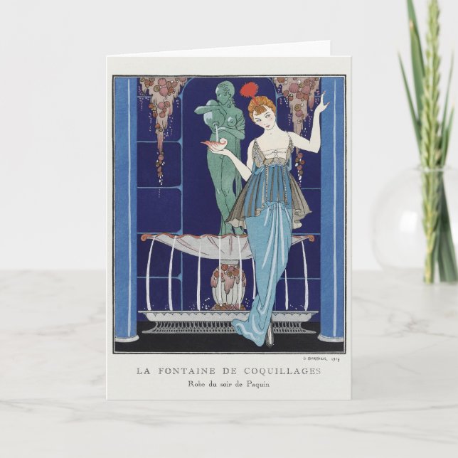 George Barbier, Cartões de agradecimentos do Art D (Frente)