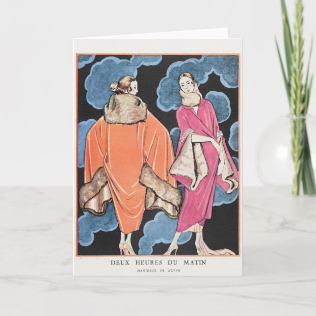 George Barbier, Cartões de agradecimentos do Art D (Frente)