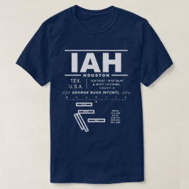 George Bush Aeroporto Intercontinental IAH T-Shirt