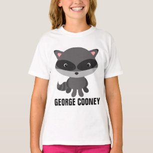 GEORGE COONEY RACCOON T-Shirts Engraçadas