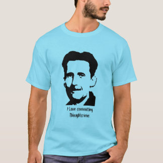 George Orwell "1984" t-shirt das citações -