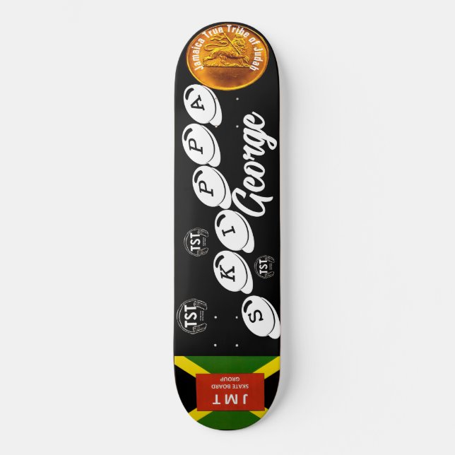 GEORGE SKIPPA 8 1/4" Deck de Skateboard (Frente)