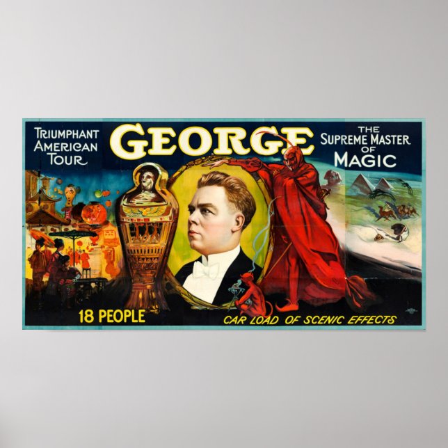 George — Triumphant American Tour Poster (Frente)