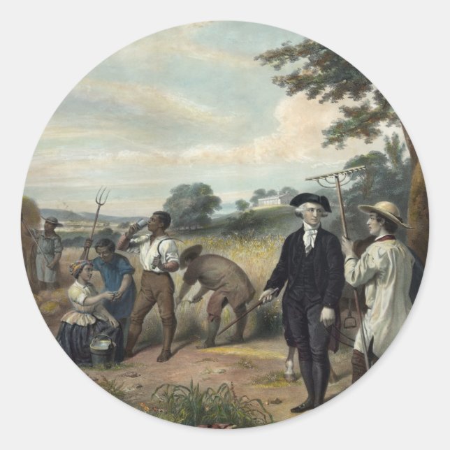 George Washington como adesivos da Farmer (Frente)