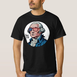 George Washington desde 1776 | T-shirt em 4 de jul