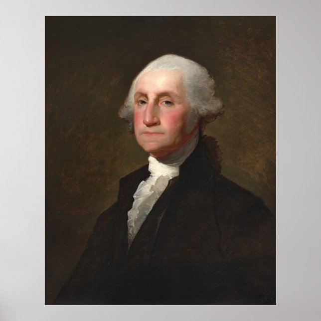 George Washington - Gilbert Stuart Fine Art Poster (Frente)