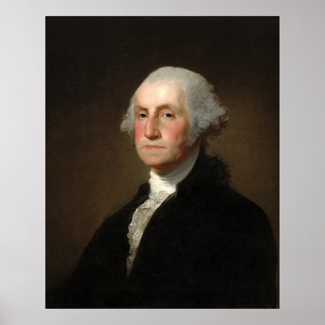 George Washington - Gilbert Stuart Fine Art Poster (Frente)