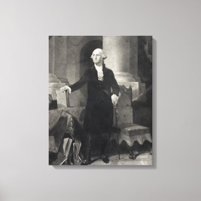 "George Washington Portrait" canvas (Frente)