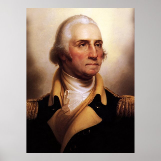 George Washington Portrait Poster (Frente)