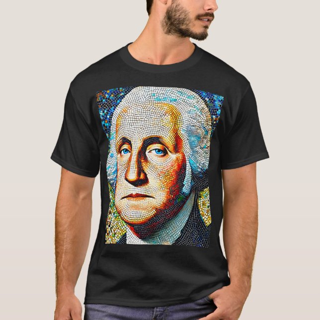 George Washington retrato T-shirt (Frente)