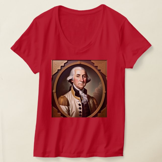 George Washington, T-Shirt de Mulheres (Postura )