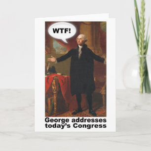 George Washington WTF! Cartão