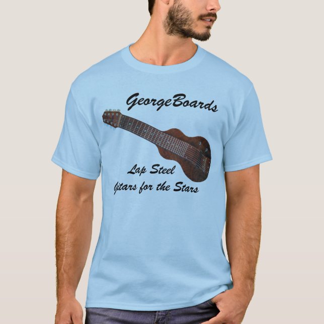 GeorgeBoards Lap Steel Guitarra T-Shirt (Frente)