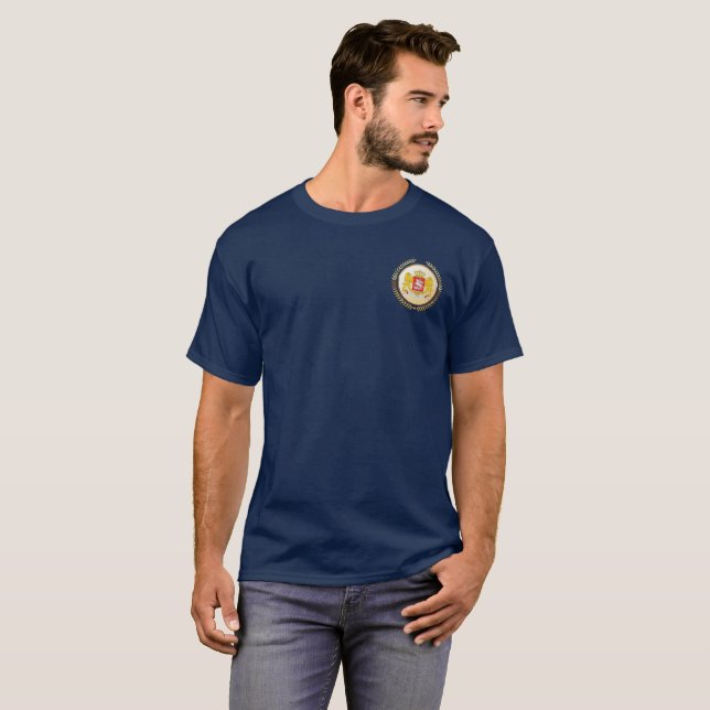 Georgia Casaco de Camiseta de Armas (Frente Completa)