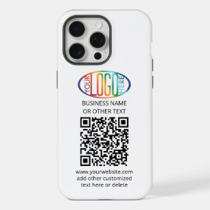 Gerador de códigos QR e Logotipo comercial mínimo