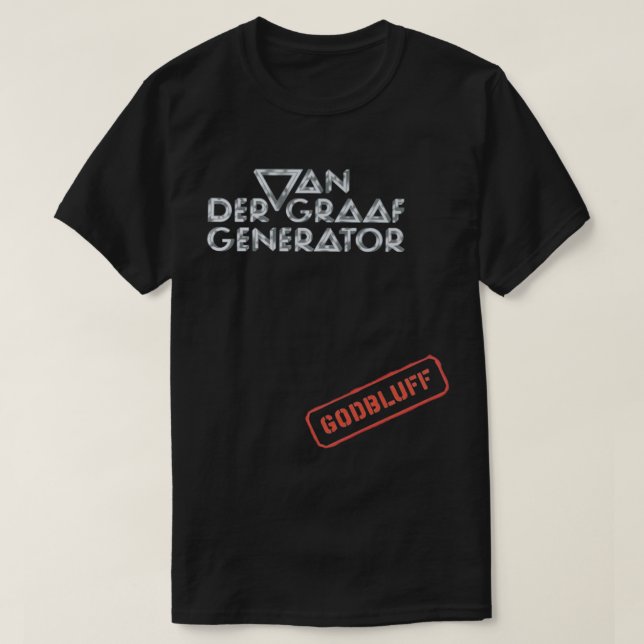 Gerador Van Der Graaf - Godbluff Clássico T-Shirt (Frente do Design)