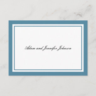 Geral Obrigado Nota Cartões (Azul Aço / Branco)