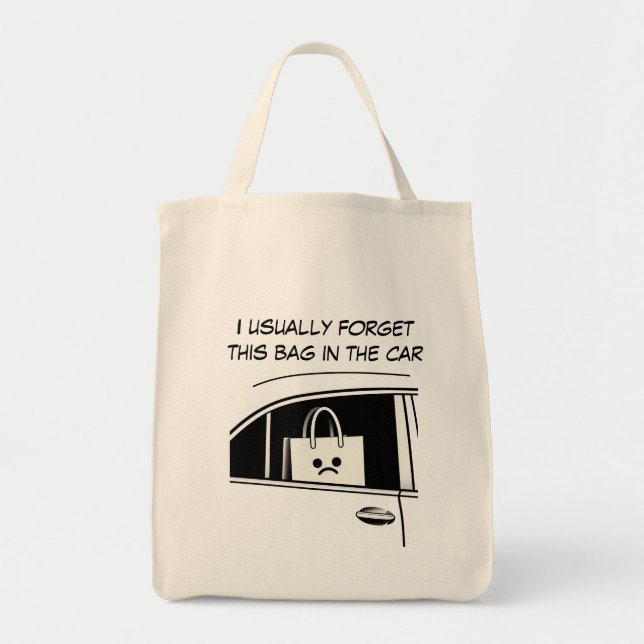 Geralmente esqueço esta bolsa no carro - Sad Bag (Frente)