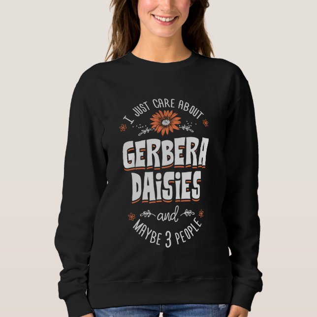 Gerbera Daisies Flower T-Shirt - Eu Só Me Preocupo (Frente)
