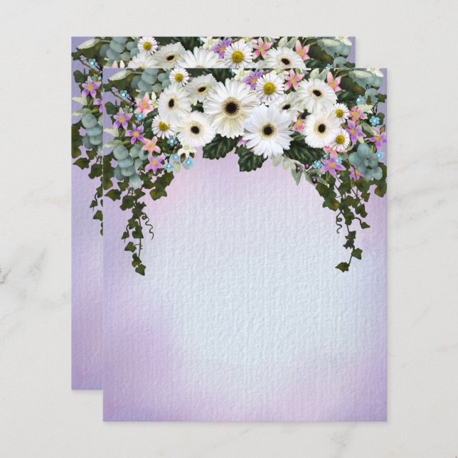 Gerbera Daisies Swag (Frente/Verso)