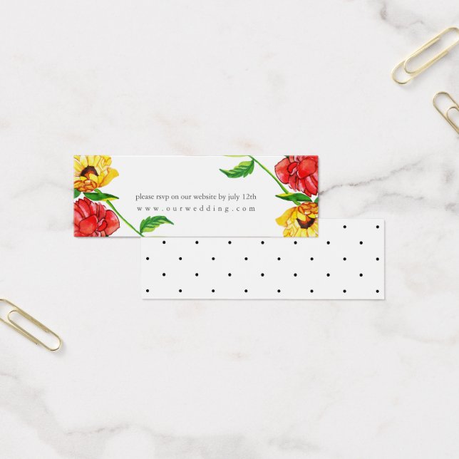 Gerbera Floral Wedding Website RSVP (Escritótio)