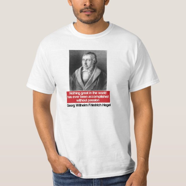 German philosopher Hegel T-Shirt (Frente)