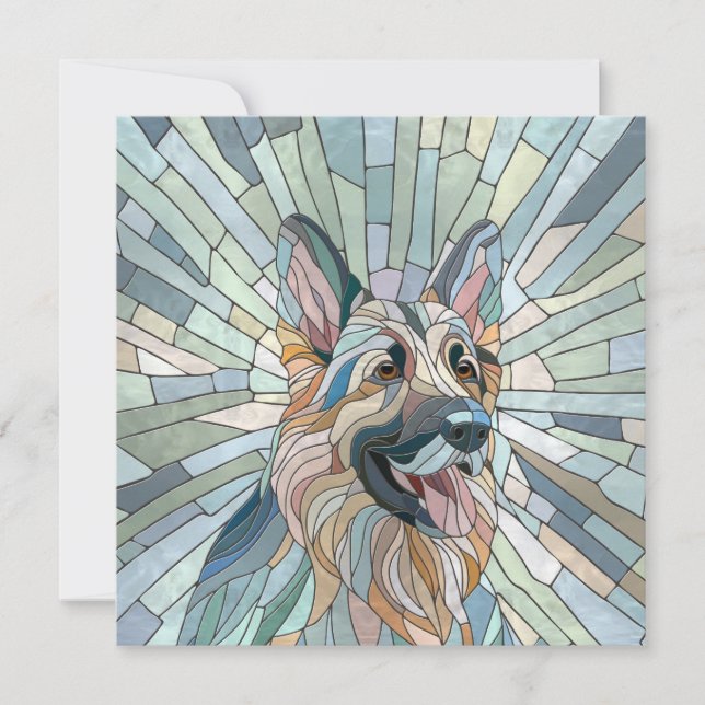 German shepherd - Arte Mosaica (Frente)