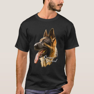 German shepherd Cães Nervosos Cães Camisetas Cam