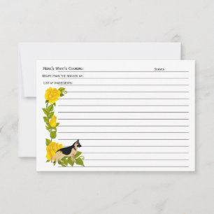 German shepherd: Da cozinha da placa de recebiment