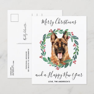 German shepherd de Orçamento Cão Feliz Cartaz de N