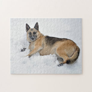 German shepherd de resgate na Quebra-cabeça de ser
