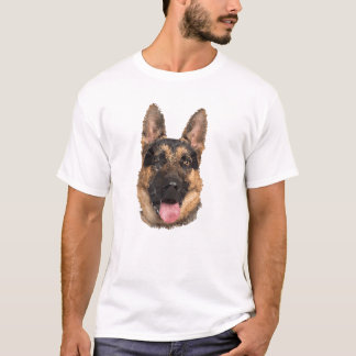 German shepherd Geométrico T Camisa Legal Cão Pet 