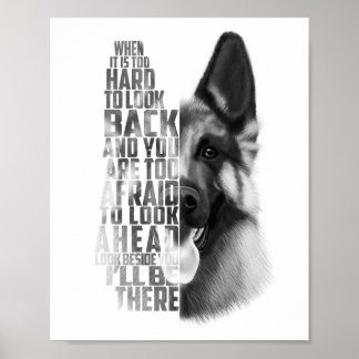 German shepherd, Poster German shepherd