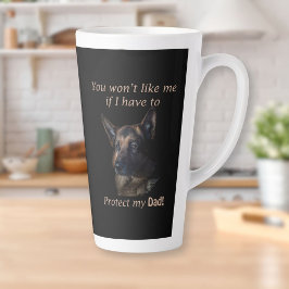 German shepherd Protege minha caneca gigante de ca